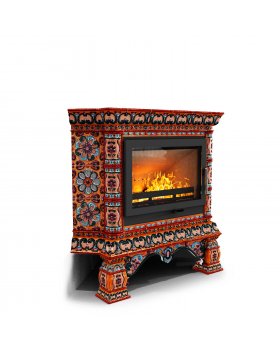 Изразцовая печь Кострома угловой Сентябрь