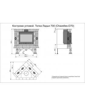 Изразцовая печь Кострома угловой Ваниль-foto4