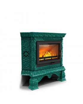 Изразцовая печь Кострома угловой Волна