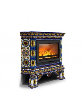 Изразцовая печь Кострома угловой Январь