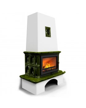 Изразцовый камин Гефест Хвоя