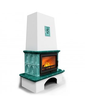 Изразцовый камин Гефест Волна