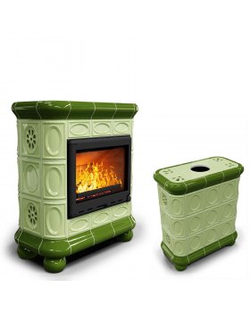 Изразцовый камин Медальон центральный Олива