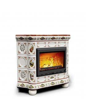 Изразцовый камин Медальон угловой Усадьба