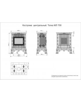 Изразцовая печь Кострома центральный Август-foto3