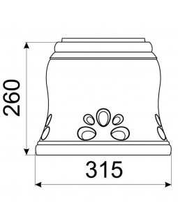 Конус большой 150 белый/ваниль-foto2