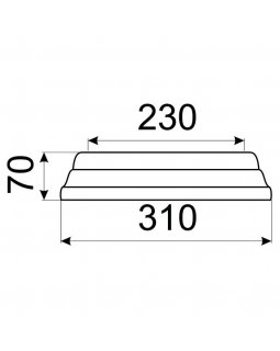 Конус малый 150 белый/ваниль-foto2
