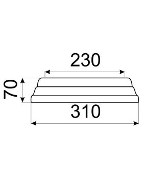 Конус малый 150 белый/ваниль-foto2