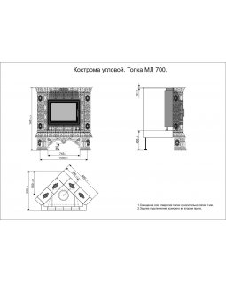 Изразцовая печь Кострома угловой Август-foto4