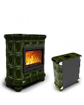 Медальон пристенный Хвоя. Отопительная печь