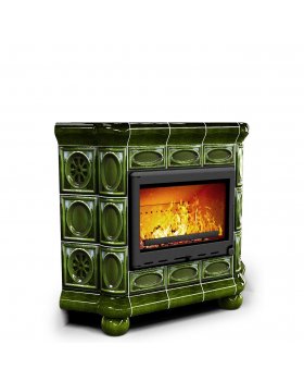 Медальон угловой Хвоя. Печь для дачи