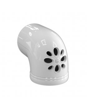 Отвод 150 белый/ваниль