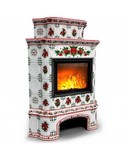 Прованс с дровником угловой двухъярусный Маки-foto2
