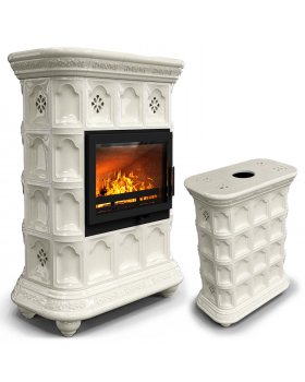 Печь для дома на дровах Истра центральный Ваниль