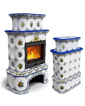 Прованс с дровником центральный двухъярусный Луг