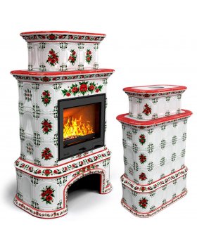 Прованс с дровником центральный двухъярусный Маки