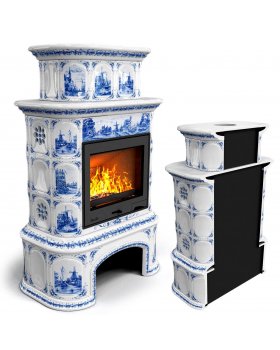 Прованс с дровником пристенный двухъярусный Голландия