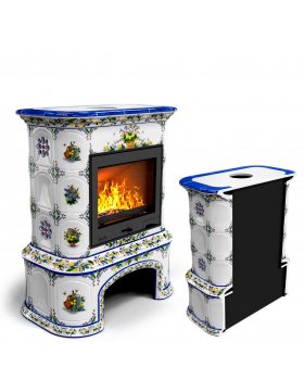 Прованс с дровником пристенный Луг