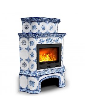 Прованс с дровником угловой двухъярусный Дельфт