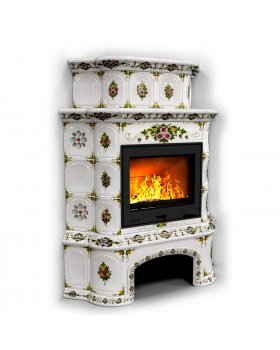 Прованс с дровником угловой двухъярусный Лето