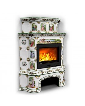 Прованс с дровником угловой двухъярусный Усадьба