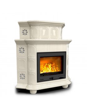 Прованс угловой двухъярусный Ваниль. Домашний камин