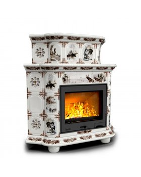 Прованс угловой двухъярусный Зима в лесу