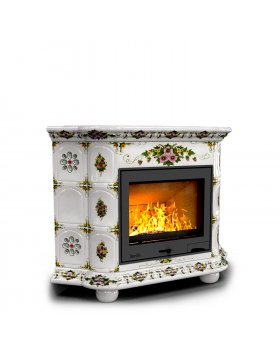 Прованс угловой Лето. Домашний камин с изразцами