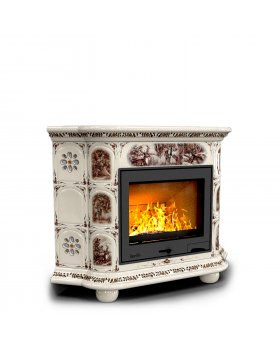 Прованс угловой Звери. Камин для отопления дома