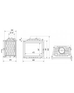 Топка для камина Kratki Antek-foto3