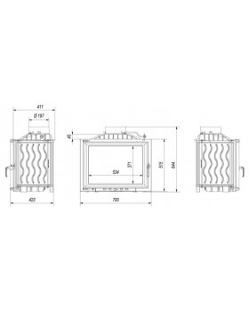 Топка для камина Kratki Erik-700-foto3
