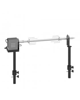 Комплект электровертел для Чугунной Костровой чаши Fantastic Ø 700 Люкс-foto2