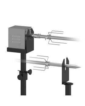 Комплект электровертел для Чугунной Костровой чаши Fantastic Ø 700 Люкс-foto3