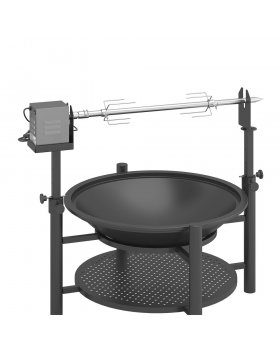 Комплект электровертел для Чугунной Костровой чаши Fantastic Ø 700 Люкс-foto4