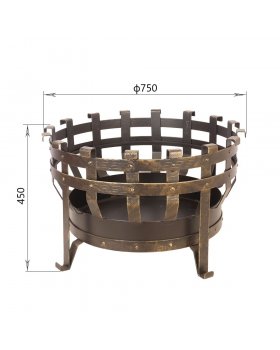 Костровая чаша кованая №5 Везувий-foto3