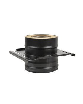 Площадка монтажная BLACK (AISI 430/0,8мм) 300*300мм d120х200