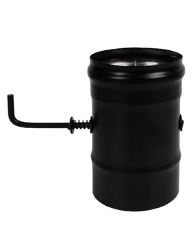 Шибер нерж. поворотный BLACK (AISI 430/0,8мм) д.115 Шибер нерж. поворотный BLACK (AISI 430/0,8мм) д.115