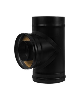 Сэндвич-тройник BLACK (AISI 430/0,8мм) d120х200 мм Сэндвич-тройник BLACK (AISI 430/0,8мм) d120х200 мм