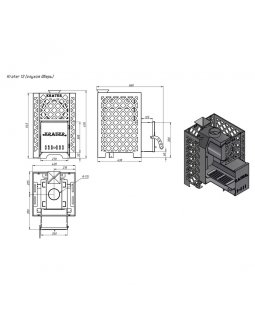 Печь для бани "Кратер 12"-foto2