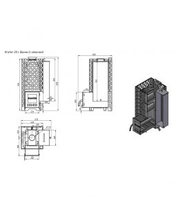 Печь для бани "Кратер 20С" бак-foto2