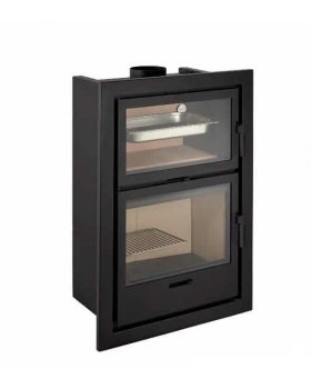 Печь-камин LL CALOR LL-1180-3 дровяная, Печь-духовка Встроенная