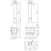 Стальной камин LL CALOR LL-15B