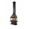 Стальной камин LL CALOR LL-15B