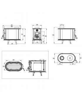 Чугунная печь Alaska-foto6