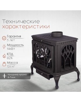 Чугунная печь Forest-foto2