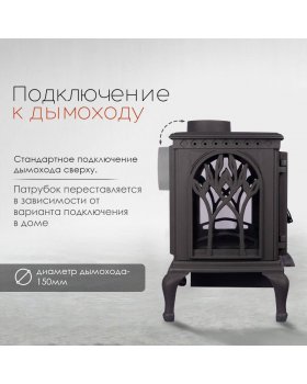 Чугунная печь Forest-foto4
