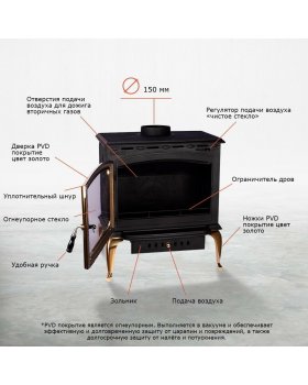 Чугунная печь Toronto-foto4