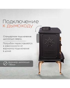 Чугунная печь Toronto-foto5