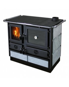 Печь-камин MBS SUPER THERMO MAGNUM 4D D S (с камнем) (правая)