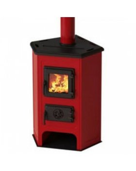 Печь-камин MBS CORNER RED